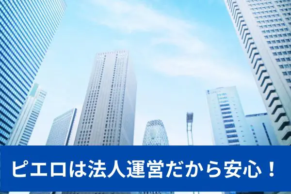 ピエロの先払い買取現金化を運営する会社情報