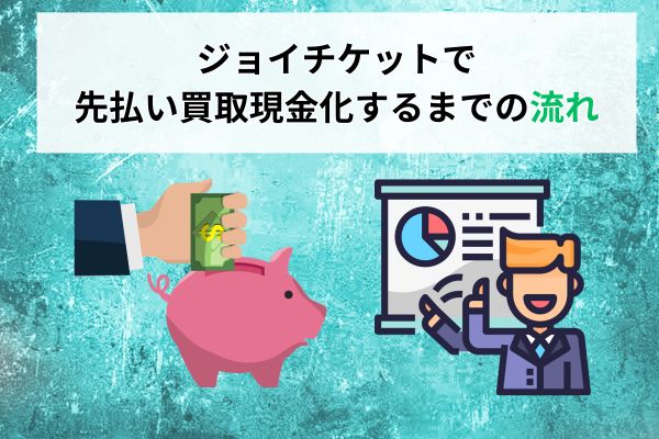 ジョイチケットで先払い買取現金化するまでの流れ